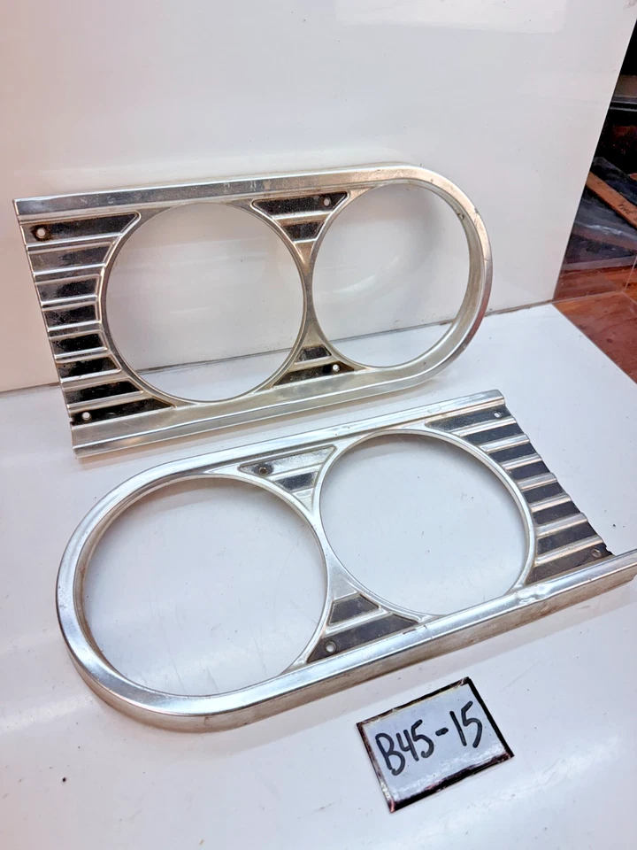 Пара отделочных ободков фар для CHEVROLET 1964 Chevelle El Camino B45-15 от оригинального производителя - Изображение 2 из 4