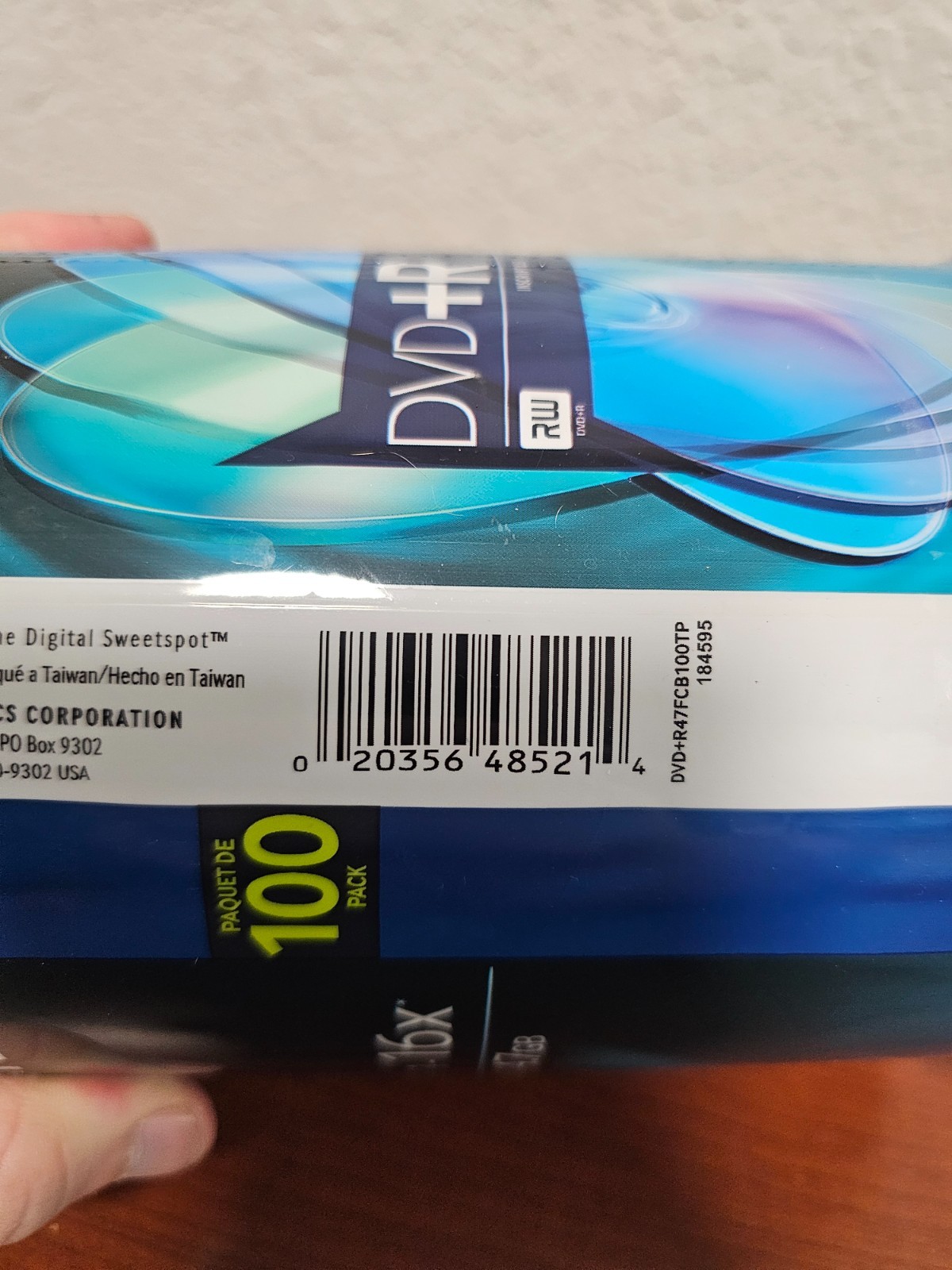 TDK DVD+R Recordable 100 Pack Spindle - NEW, SEALED