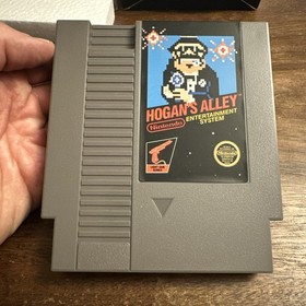Hogan's Alley (Nintendo NES) Complete - Hangtab 5 Screw Early Print - Authentic