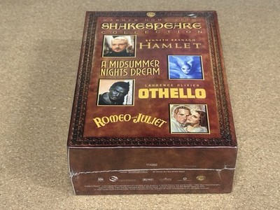 Shakespeare Collection Hamlet Midsummer Night's Dream Othello Romeo & Juliet DVD