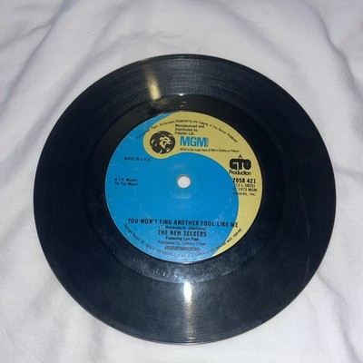 (AH7) The New Seekers, You Won't Find Another Fool Like Me 1973 - 7 inch vinyl