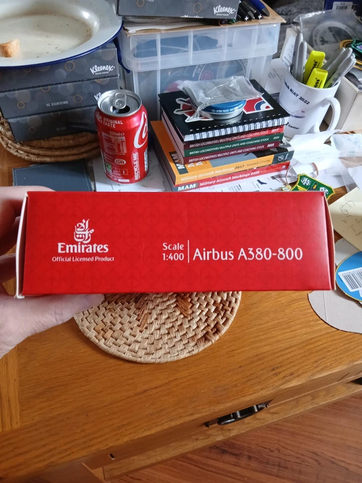 GEMINI JETS 1/400.A380-800 EMIRATES.A6-EDZ.GJUAE1469.ICC CRICKET WORLD CUP 2015. - Image 4 of 4