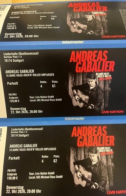 Exklusive Tickets: Andreas Gabalier   10 Jahre Volks-Rock n Roller UNPLUGGED
