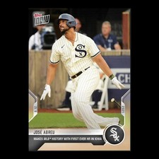 José Abreu - 2021 MLB Topps Now Card 650 - Print Run: 2,288 Chicago White Sox
