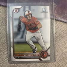 2022  Bowman Draft - Dylan Beavers - #BD-160 1st Bowman Paper - Orioles 