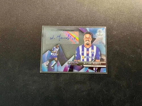 2022-23 Topps Crystal Premium UEFA Soccer Auto #CA-WM Wilson Manafa