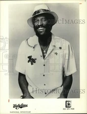 1993 Press Photo Wally "Famous" Amos, Literacy Volunteers National Spokesman