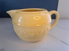 Vintage Red Wing Pottery Yellow Wreath Pattern Pitcher