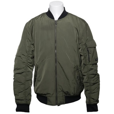 Pull & Bear, Bomberjacke, Herren, Größe: XL, Grün/Schwarz, Polyester #j5W
