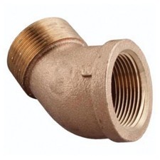 Merit Brass XNL103A-12 Street Elbow 3/4" Brass 125 PSI MNPT x FNPT Connection