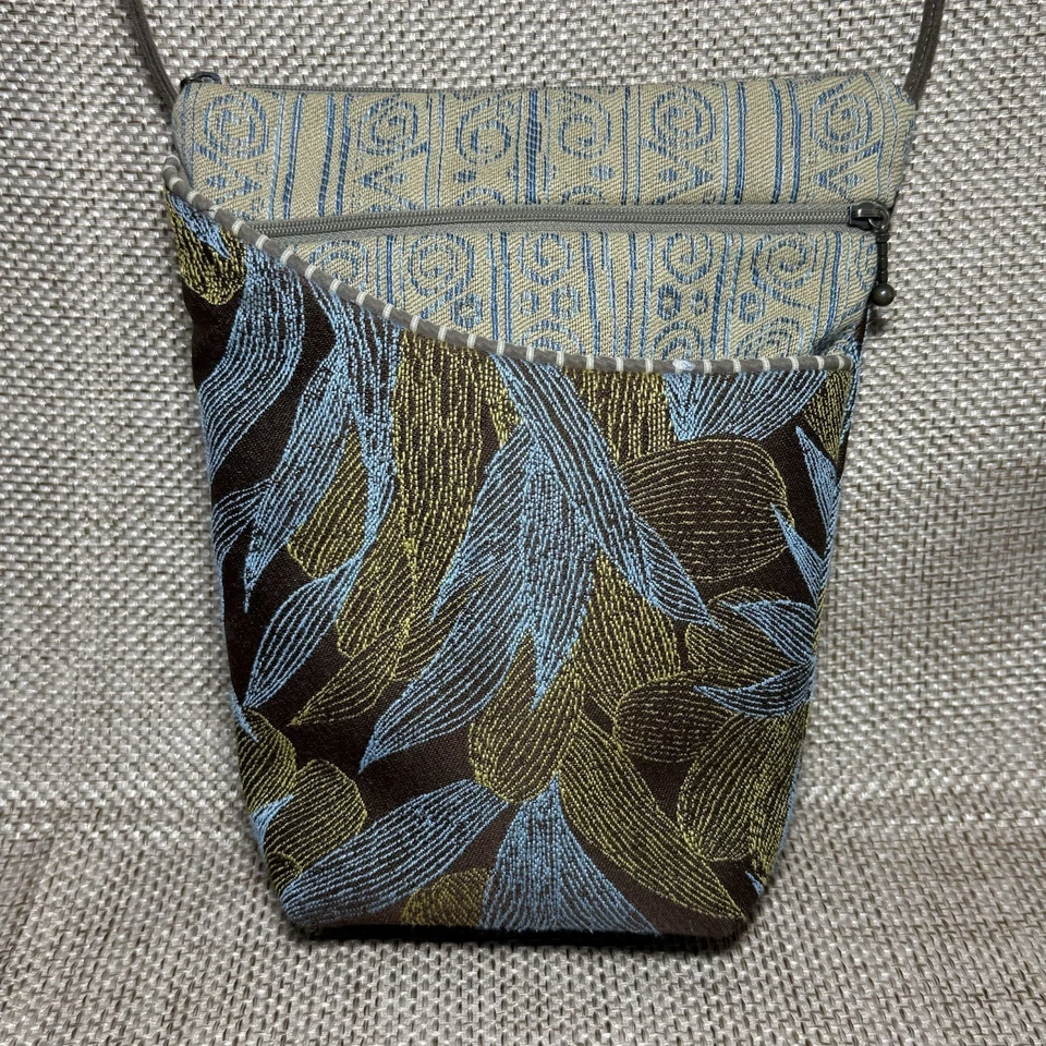 Bolso Bandolera Maruca CITY GIRL Floral Terroso Boho Tapiz Hecho a Mano Colorado Foto 4 de 4