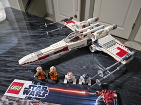 100% Complete LEGO Star Wars 9493 X-Wing Starfighter W/instructions 