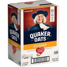 Old Fashioned Rolled Oats Non GMO Whole Grain Natural Breakfast Cereal 128oz 2pk