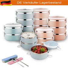 Thermo Lunchbox 2/3/4 Schicht Edelstahl Brotd...