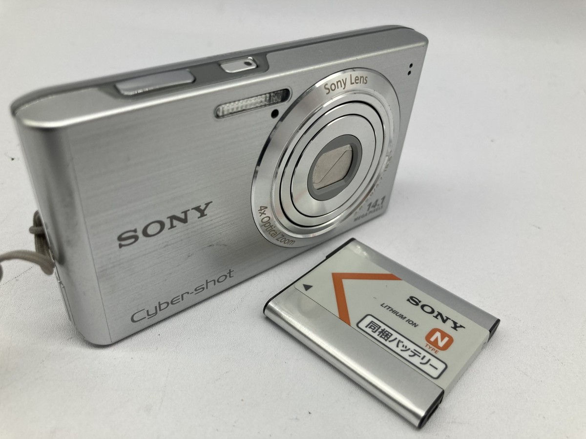 Excellent SONY Cyber Shot DSC-W610 silver Digital Camera 14.1MP 4x