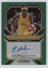 2021 Panini Prizm WNBA Signatures Green Prizm Erica Wheeler #SG-EWL Auto 03xg