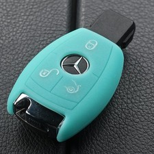 Auto Schlüssel für Mercedes Benz Hülle Cover Glow Blau A-Klasse W176 Car Key Auto Schlüssel für Mercedes Benz Hülle Cover Glow Blau A-Klasse W176 Car Key