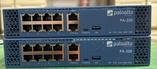 Lot of 2 Palo Alto PA-220 Next-Gen Firewall 520-000309-00J with power adapters