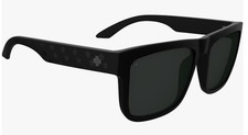 NEW Spy Discord Sunglasses-Matte Black Gloss Flag-Happy Gray Green Lens
