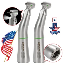 2* KaV Style 20:1 Dental Implant Contra Angle Reduction Speed Fiber Optic S201 L