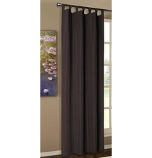 Vorhang Blickdicht Schlaufenschal aus Microsatin, matt, Kräuselband -20400-