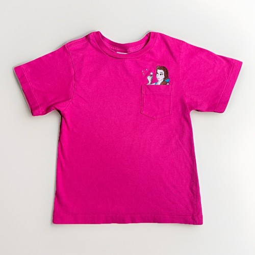 Vtg 90s Belle Shirt Kids Size 7 Pocket Tee Disney Store Beauty And The Beast