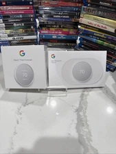 Google Nest Smart Thermostat & Trim Kit - Snow - GA01334-US - G4CVZ - NEW SEALED