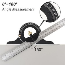 300MM Adjustable T-Square Set, Protractor Level & Sliding Square Ruler Kit