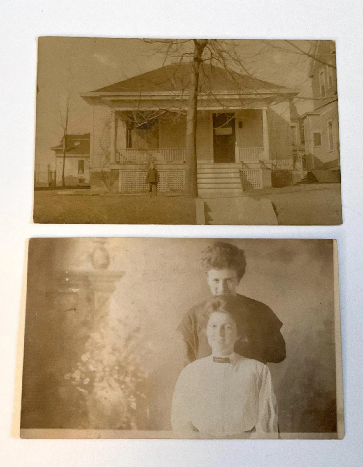 Glimpse into 1908 Rare Dated & Signed Nebraska Postcard Lot Real Photo Postcard