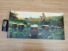 LARGE Original GUINNESS vintage Advertising poster advert Waterford Tankard Rare