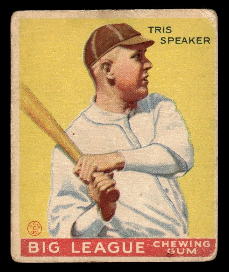 1933 Goudey Baseball #89 Tris Speaker PR - GD *g2