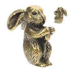  Rabbit Hutch Accessories Enrichment Toys Decorative Home Bunny Figurine