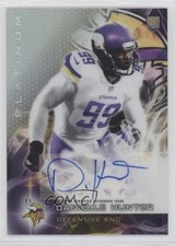 2015 Topps Platinum Auto Rookies Danielle Hunter #AR-DH Auto 18er