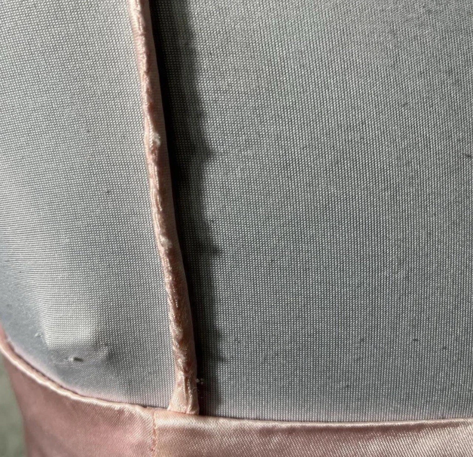 VTG 80s 90s Coquette Fairy Pink Mini Party Dress Lace Small Ballerina Princess - Image 4 of 4