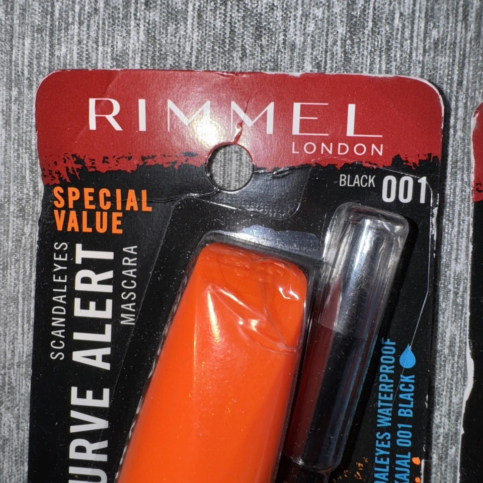 Rimmel Curve Alert Special Value Black  Mascara & Eyeliner Waterproof- 2 Pack - Image 2 of 4