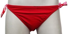 MARKS SPENCER Womens Red Side Tie Swimwear Bikini Bottoms UK 12 A5 Marked
