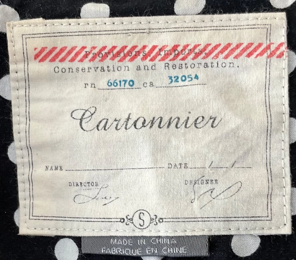 Cartonnier blazer Size 8 grey Polyester Mix womens - Image 4 of 4