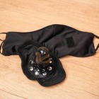 Face Mask With Discreet Silicone Mouth Gag Bondage for Couples Roleplay Game SM — photo 10