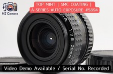 [EXCELLENT ÉTAT] Objectif grand angle Pentax SMC Pentax-A 28 mm f/2,8 MF...