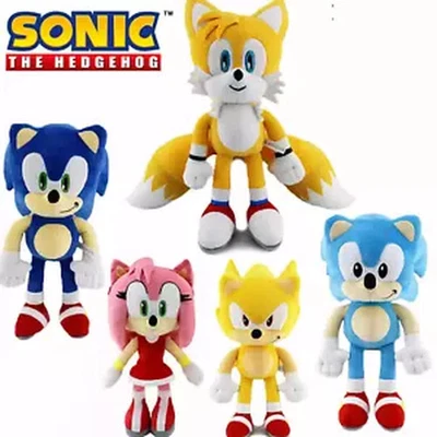 Peluche Sonic 30cm Shadow Tails Amy Rose X Generation Jouet Doux Cadeau Enfant