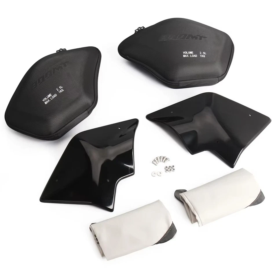 Bolsas de cubierta de radiador bolsa de herramientas de carenado lateral 2,5 L para CFmoto 800MT MT800 2022-2025 Foto 3 de 4