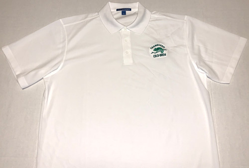 Rare! Vintage Chameleon Cold-Brew Coffee Embroidered Golf Polo Shirt New! XL