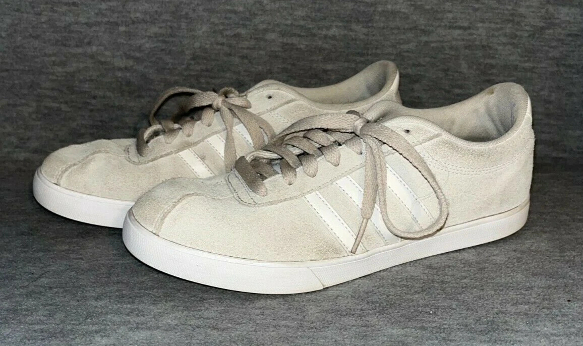 Adidas Neo Gray Suede/White Shoes Sneaker Womens | eBay