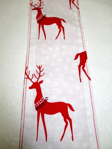 Sciarpa testa natalizia fascia Rockabilly PELLI renna bianca Natale dolly fiocco - Foto 2 di 2