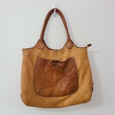 Costanza Rota Handbag Italy Distressed Leather Shoulder Bag 