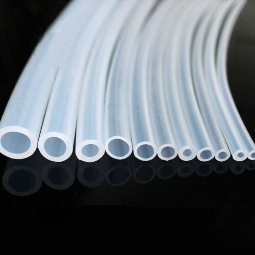 Select Size Food Grade Silicone Flexible Tubing - High Temp Hose ID 1-32mm - Afbeelding 1 van 4
