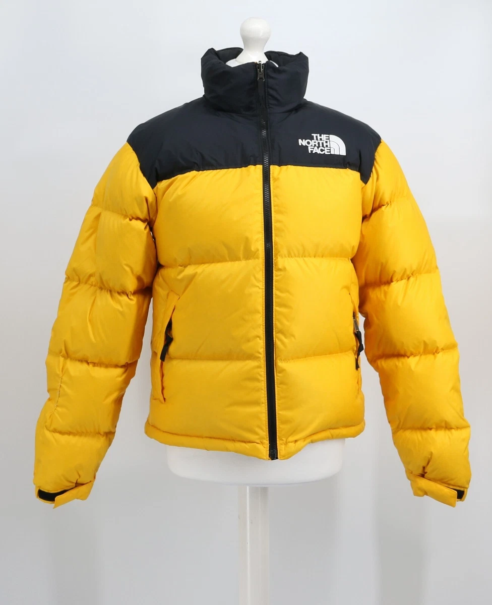 THE NORTH FACE 1996 RETRO NUPTSE JACKET MENS PUFFER YELLOW UK S RRP 250 EM