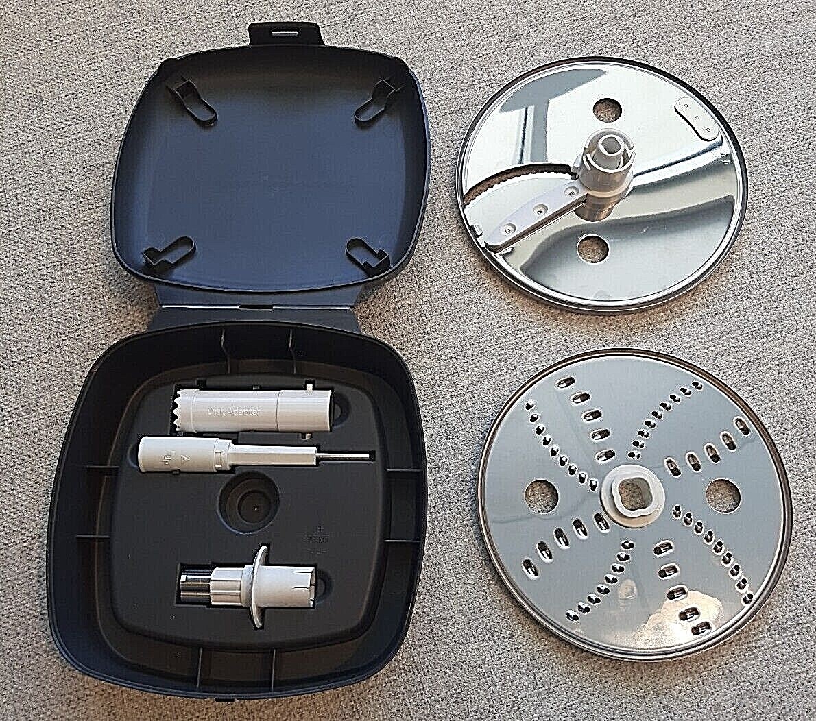 KitchenAid Food Processor Accessory Kit Two Blades with adapters in a