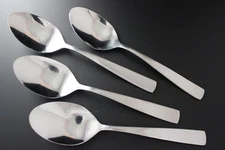 International 18/0 Stainless Silverware - MAISON Satin - Soup Spoons Set of 4