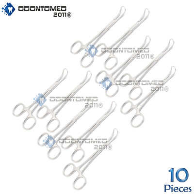 Pince à Champs Backhaus 3.5" - Manche Bleu - Acier Inox - à Verrouillage - Neuve - Avon Surgical